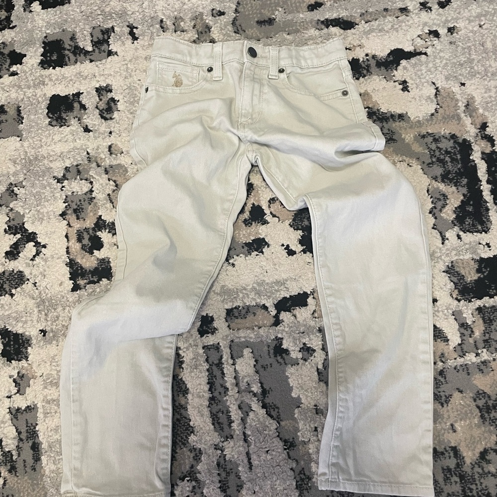 U.S. Polo Assn. Men's Light Gray Straight Jeans